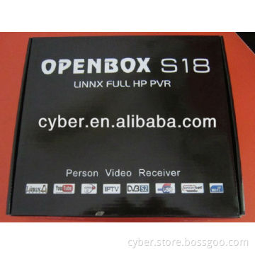 Openbox s18 IPTV comobo receiver Full LINUX HD DVB-S2 with internet sharing cccam